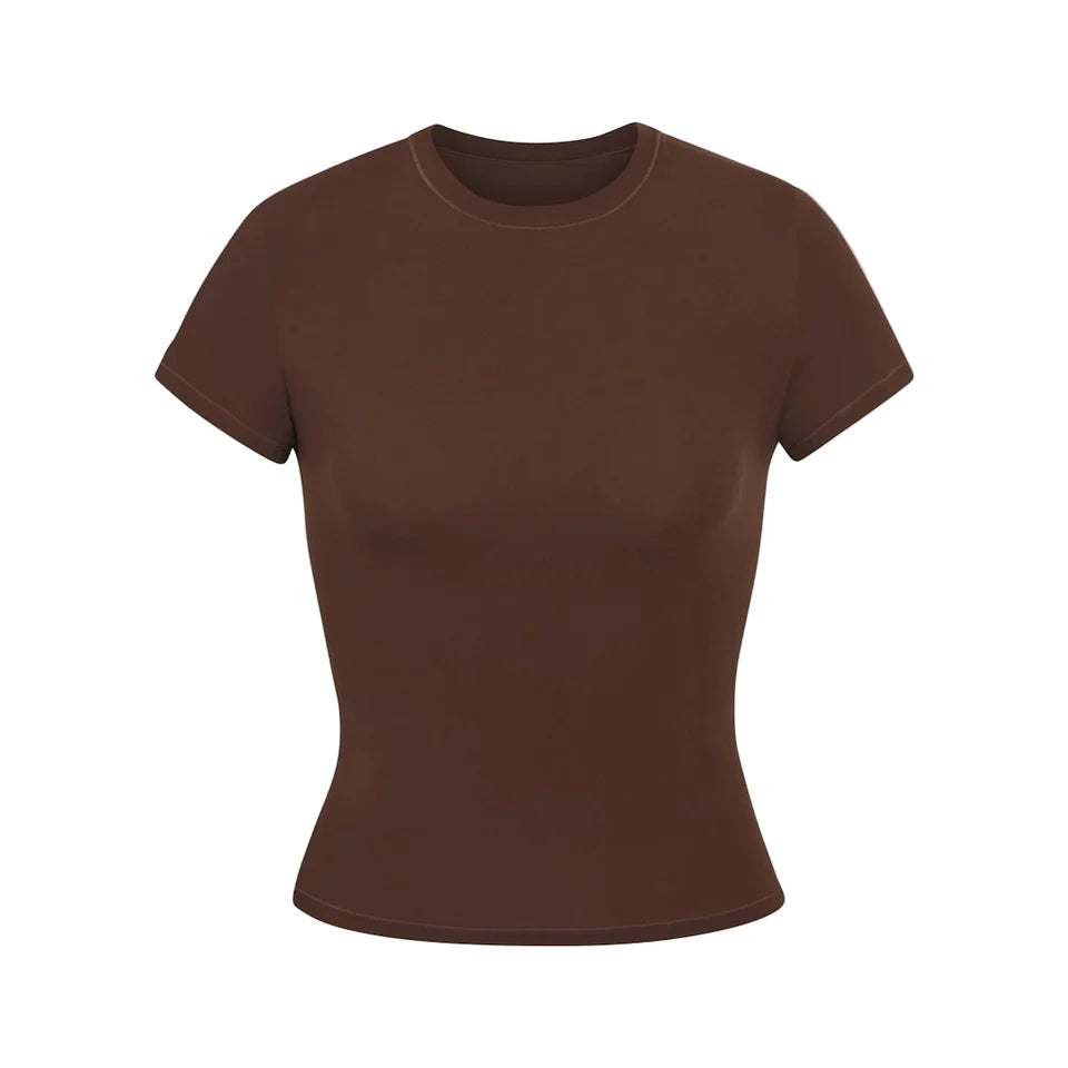 FITS EVERYBODY T-SHIRT COCOA