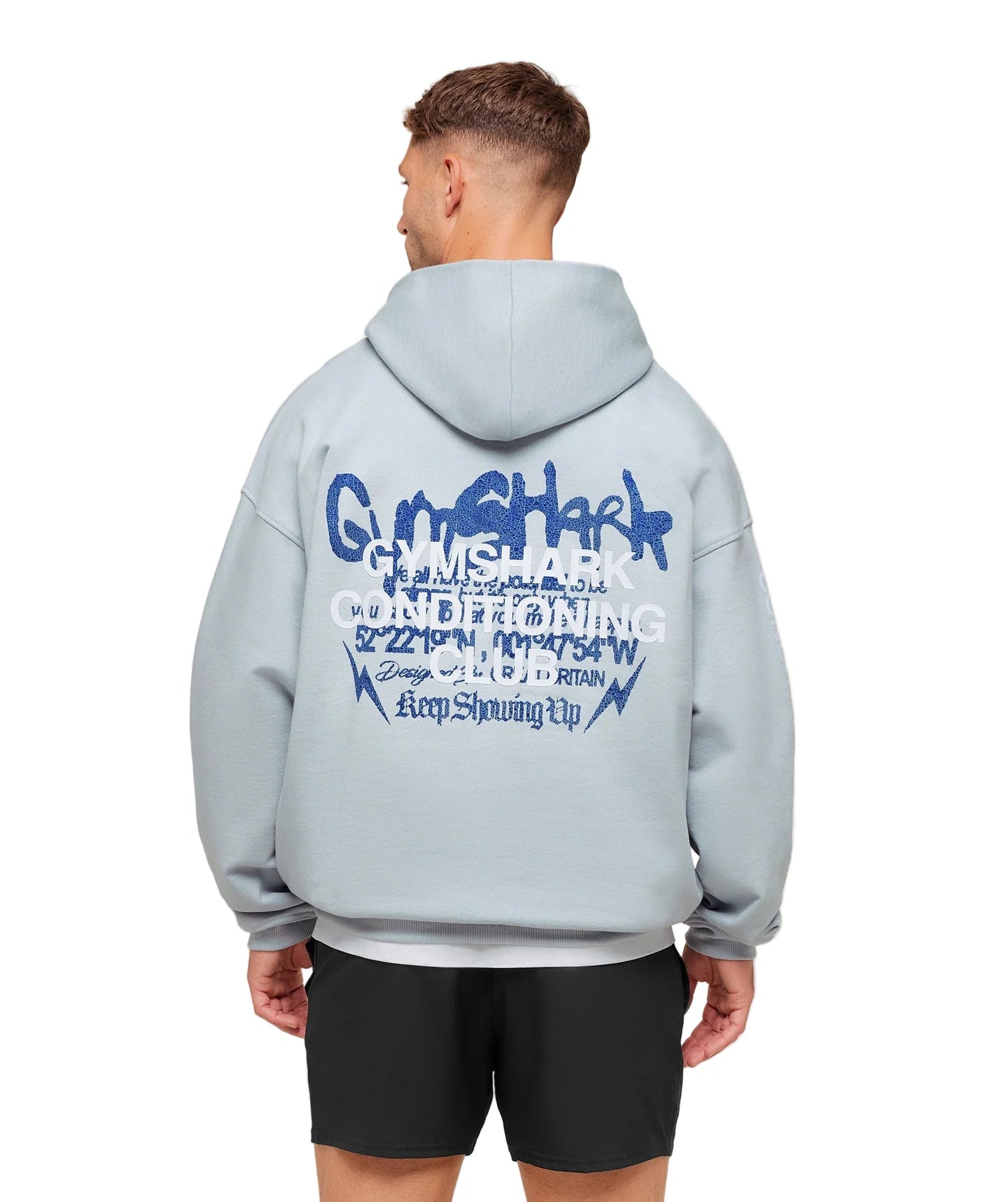 GSCC Hoodie oversized fit Smoke Blue