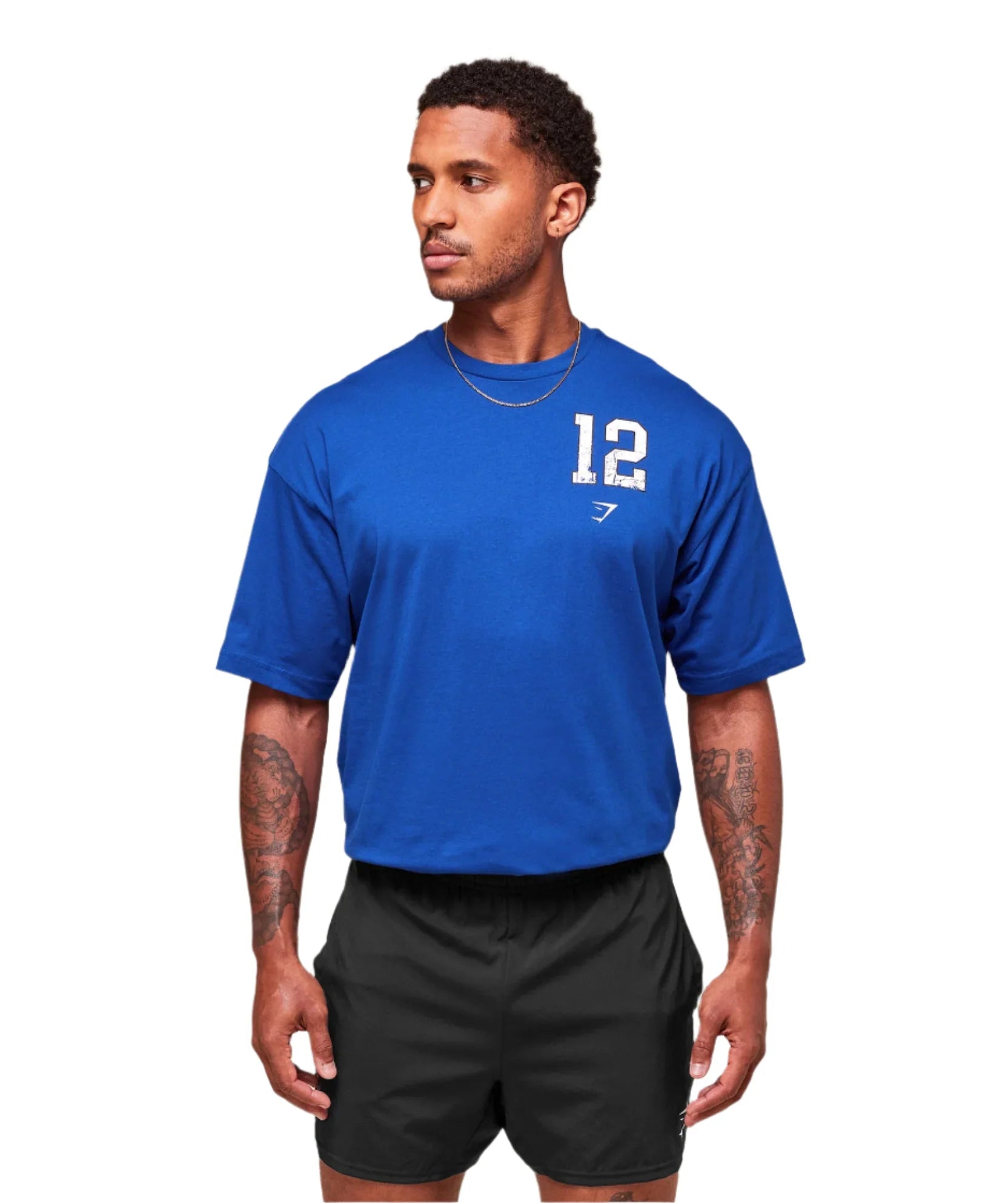 Gymshark Collegiate Graphic T-shirt - Athletic Blue