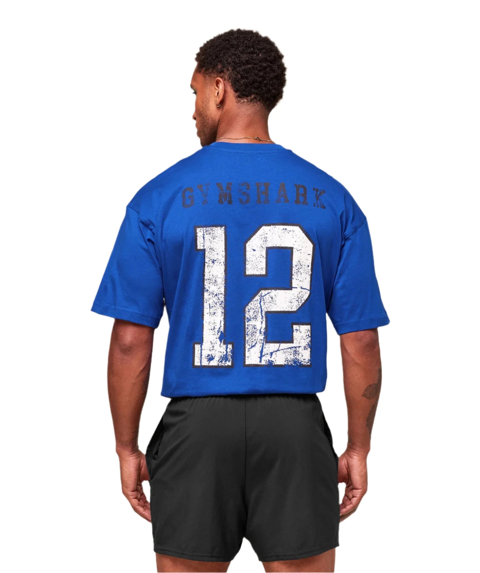 Gymshark Collegiate Graphic T-shirt - Athletic Blue
