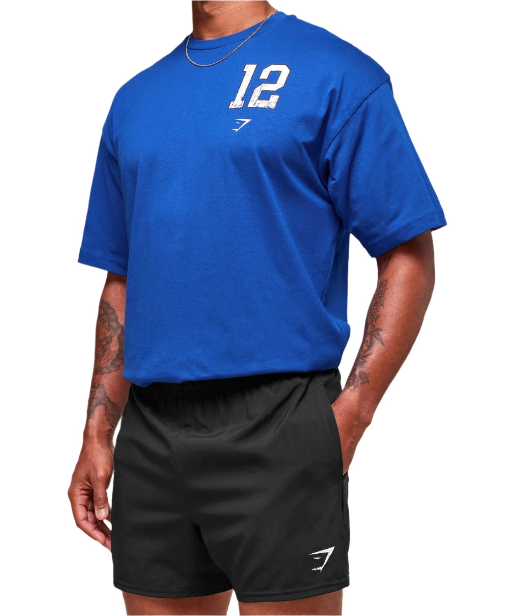 Gymshark Collegiate Graphic T-shirt - Athletic Blue
