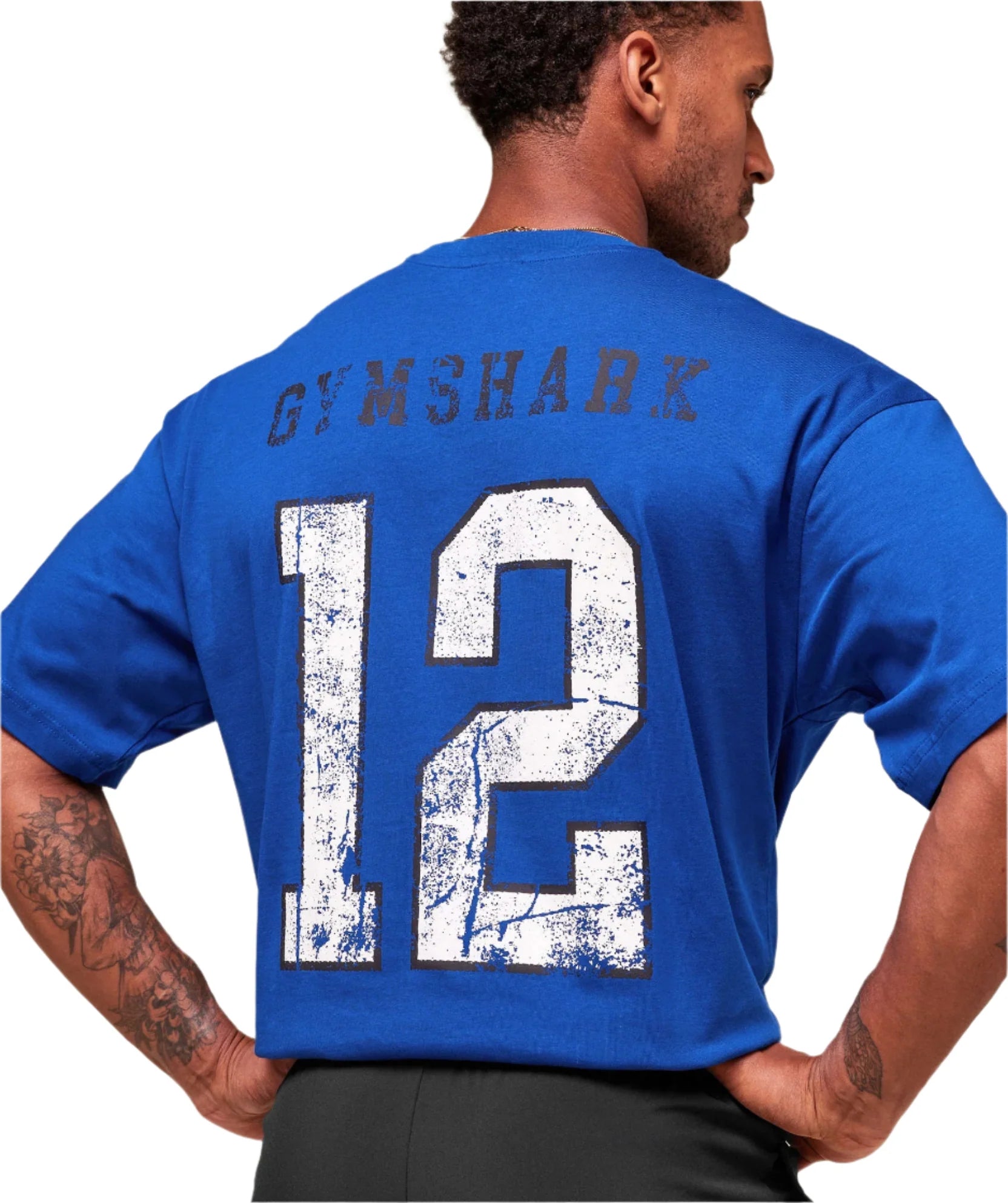 Gymshark Collegiate Graphic T-shirt - Athletic Blue
