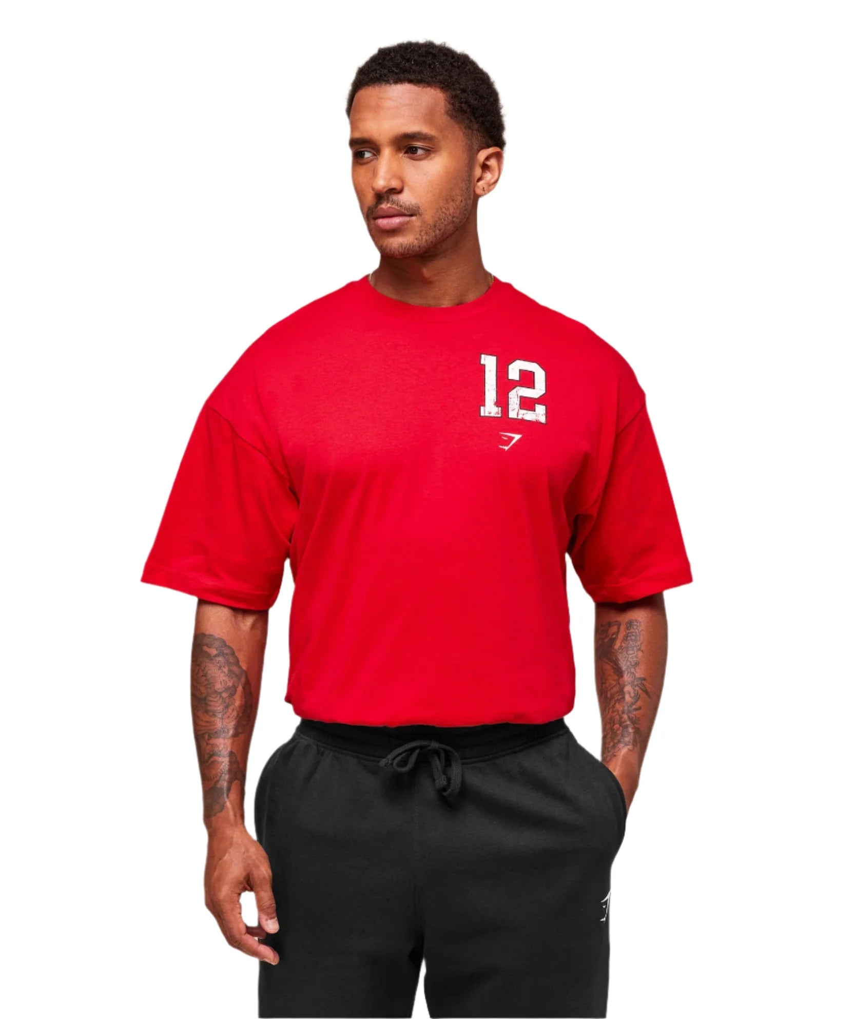 Gymshark Collegiate Graphic T-shirt - Athletic Red