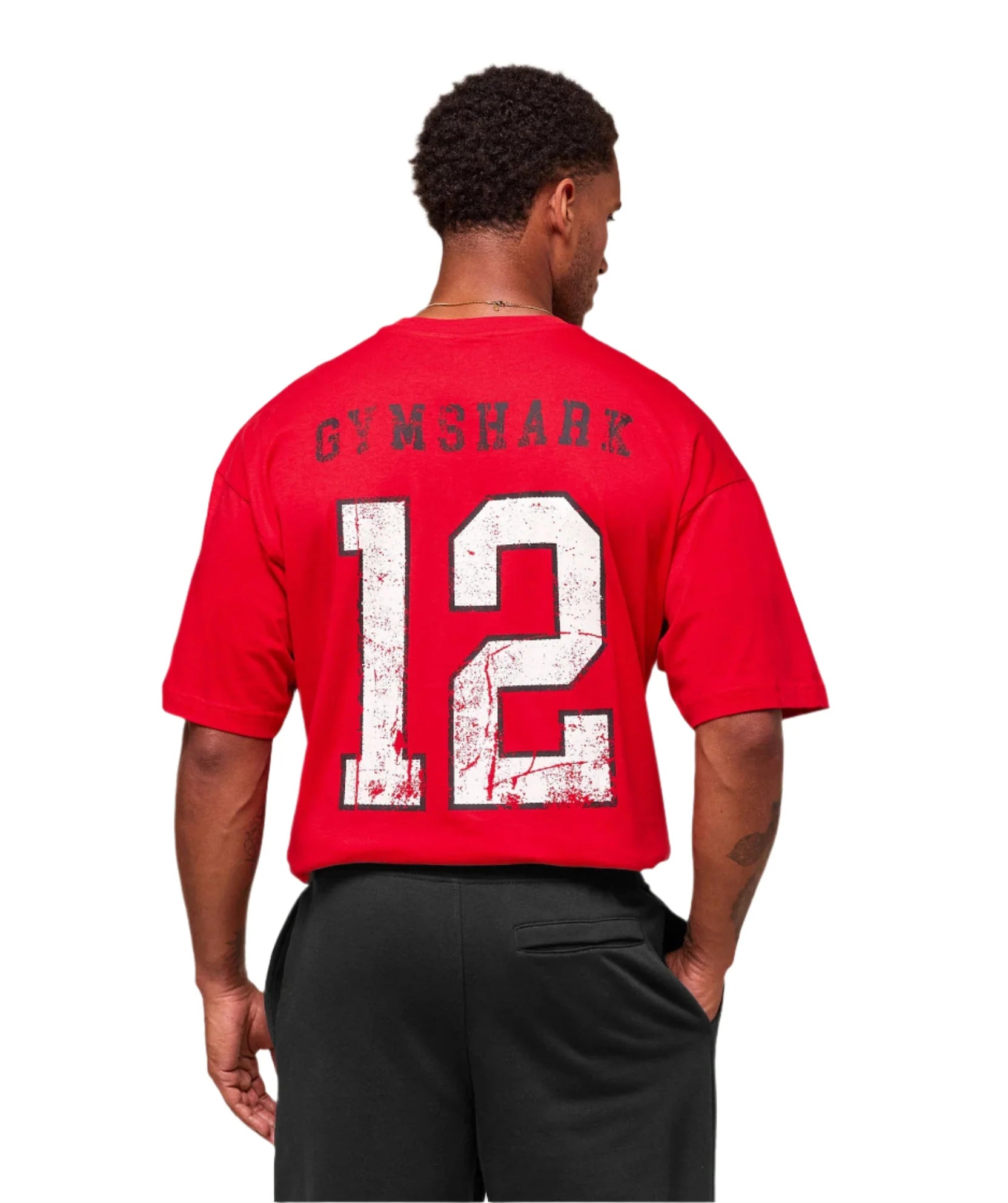 Gymshark Collegiate Graphic T-shirt - Athletic Red
