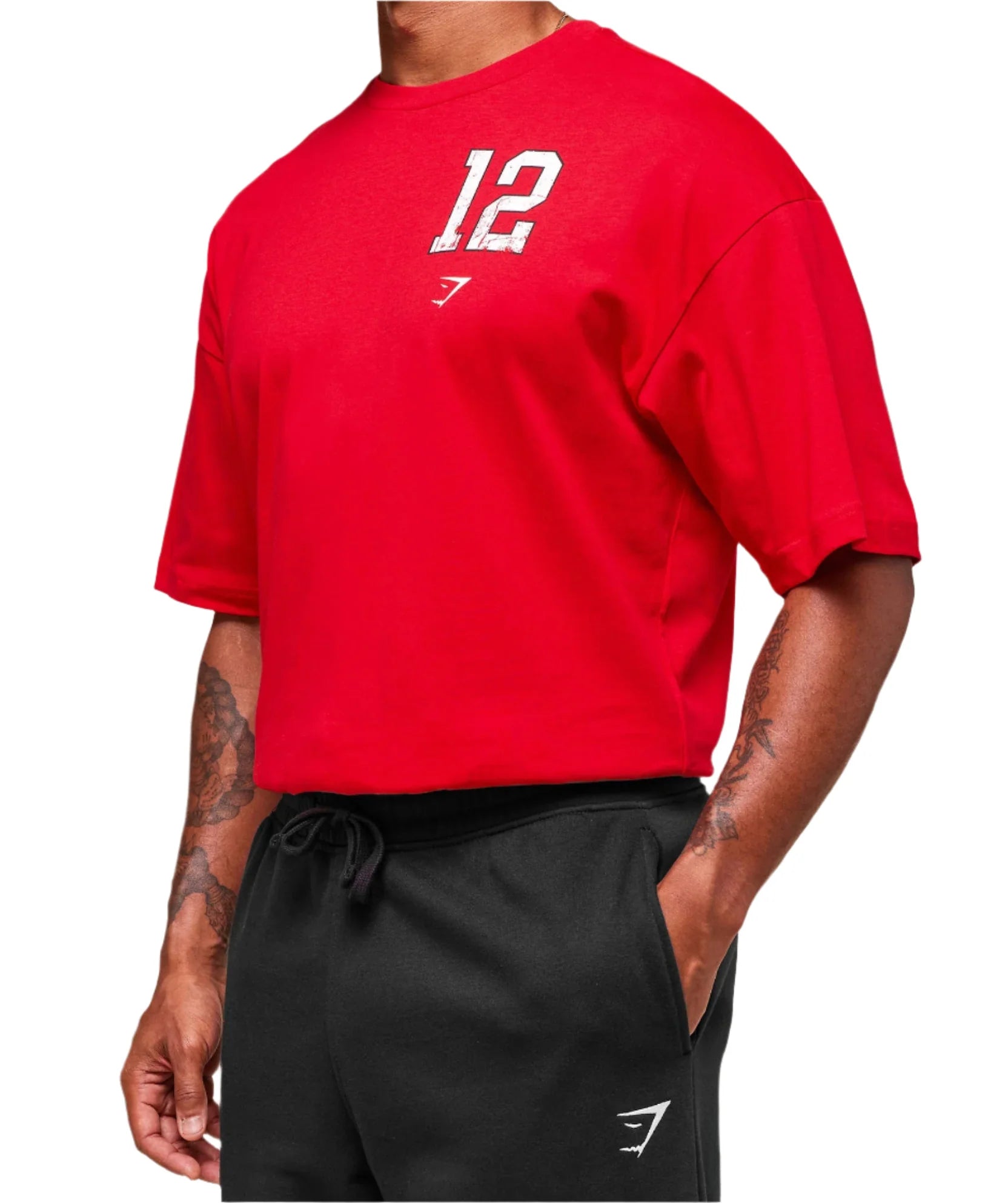 Gymshark Collegiate Graphic T-shirt - Athletic Red