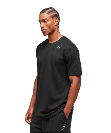 Gymshark Crest T-Shirt (Tall) - Black