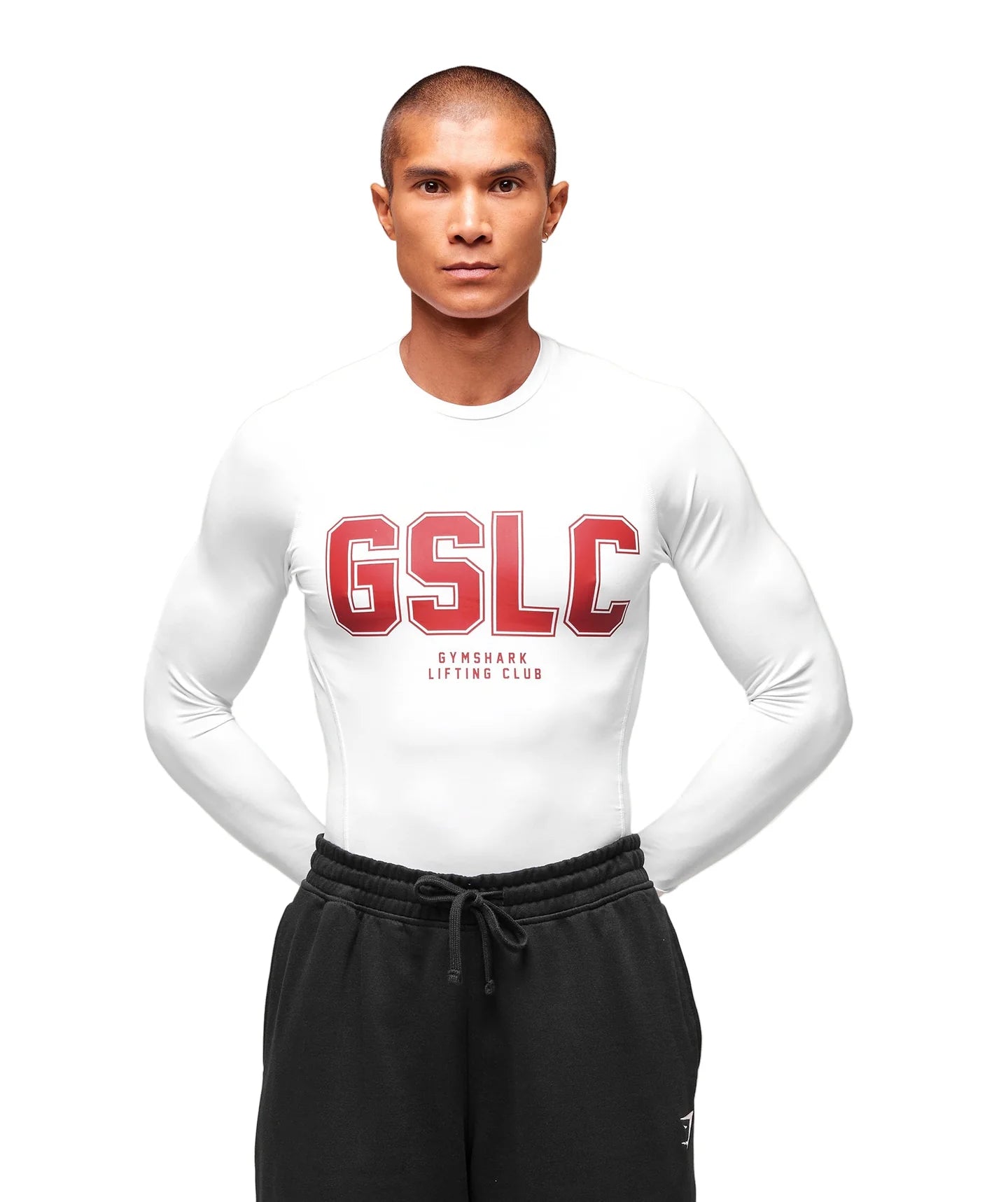 Gymshark GSLC Baselayer Long Sleeve T-Shirt - White