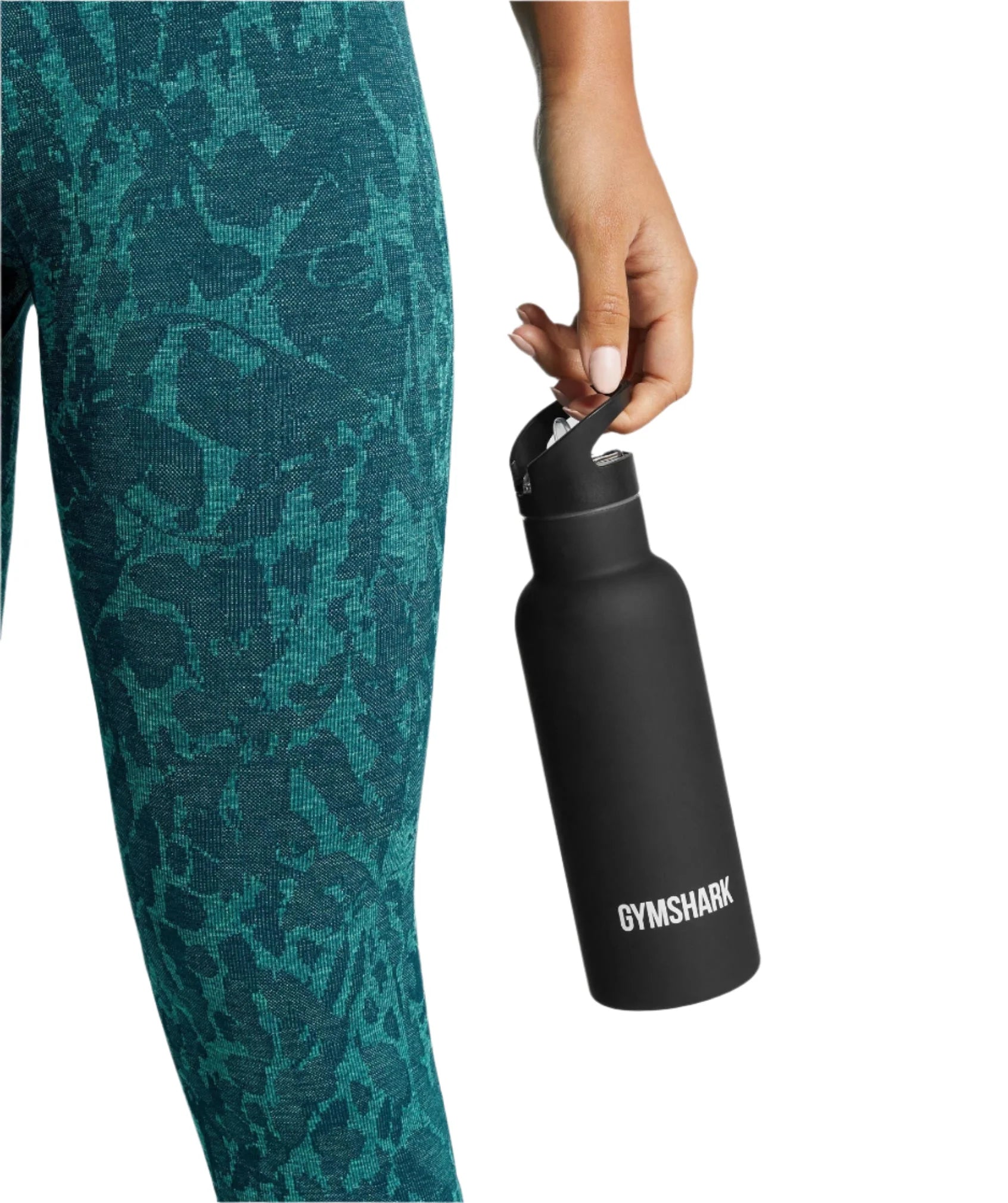 Gymshark Insulated Straw Flask - Black