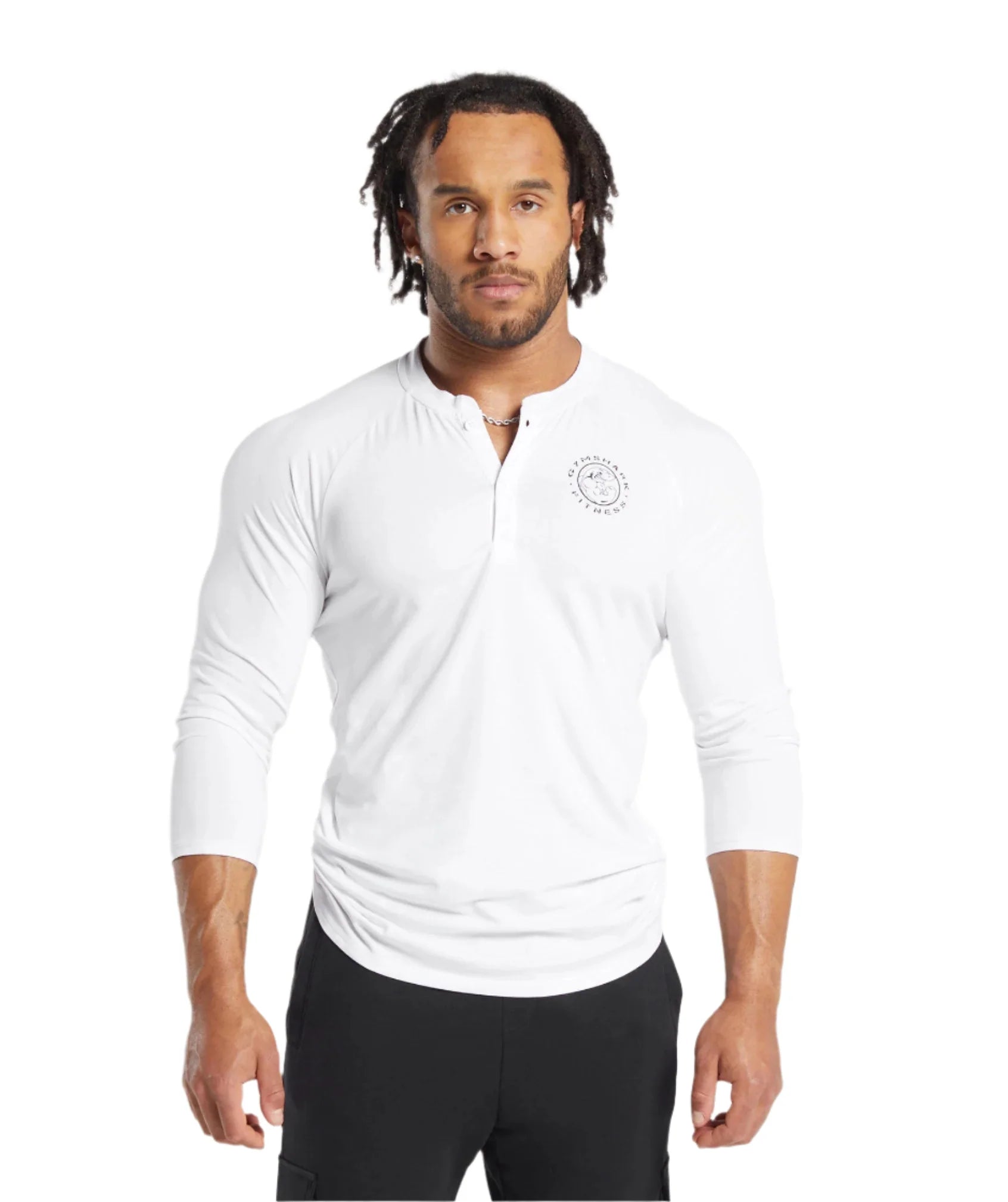 Gymshark Legacy Henley - White