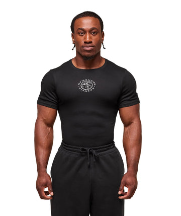 Gymshark Legacy Ribbed T-Shirt Black