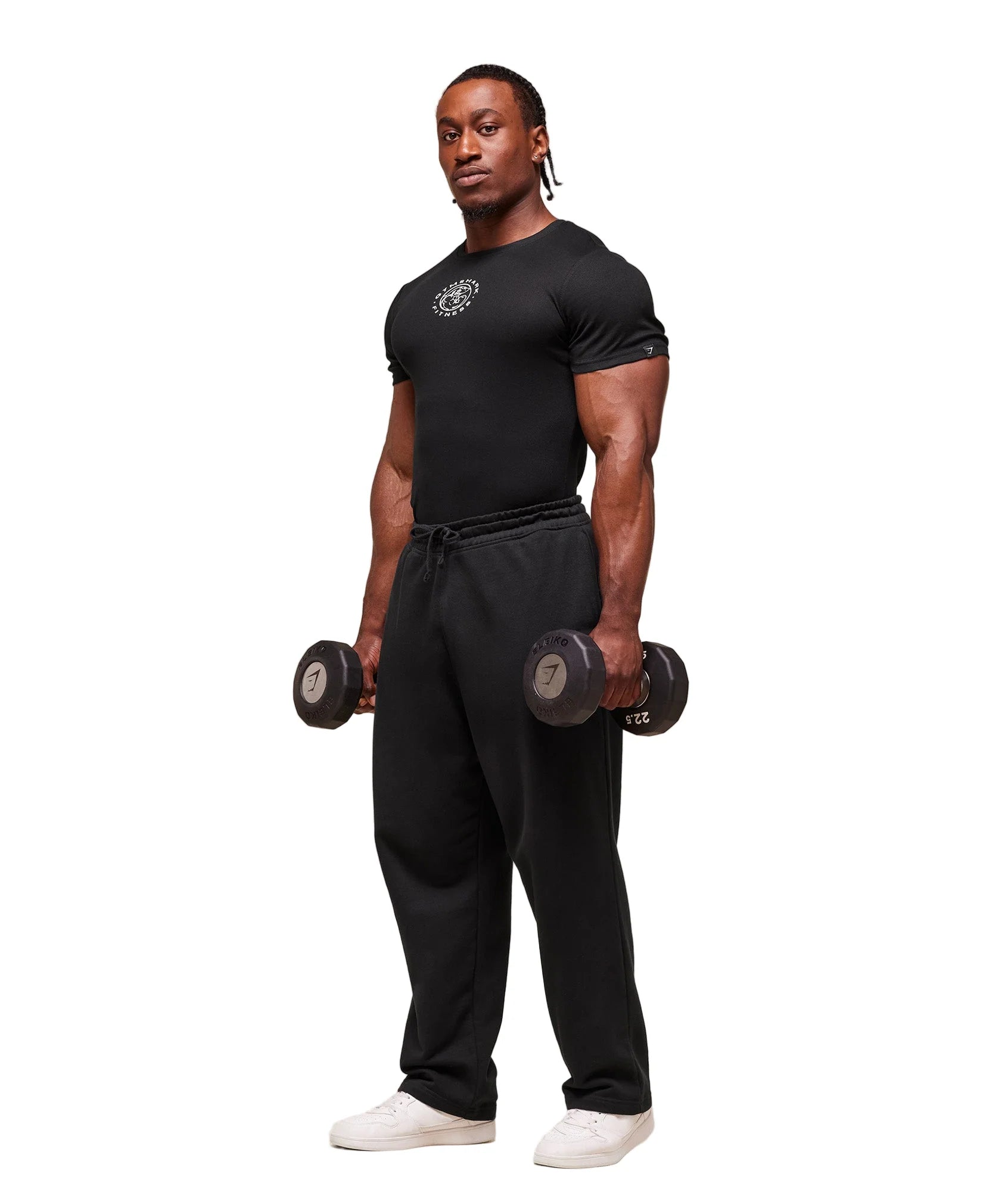 Gymshark Legacy Ribbed T-Shirt Black