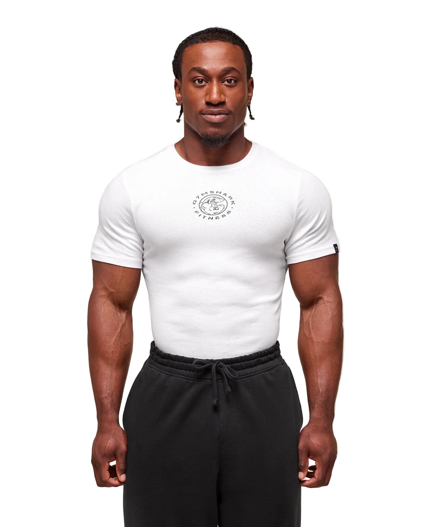 Gymshark Legacy Ribbed T-Shirt White