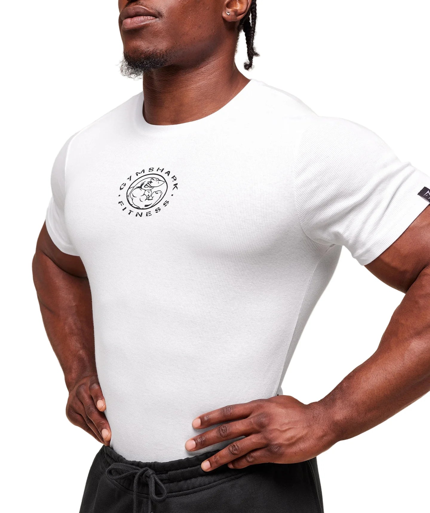 Gymshark Legacy Ribbed T-Shirt White