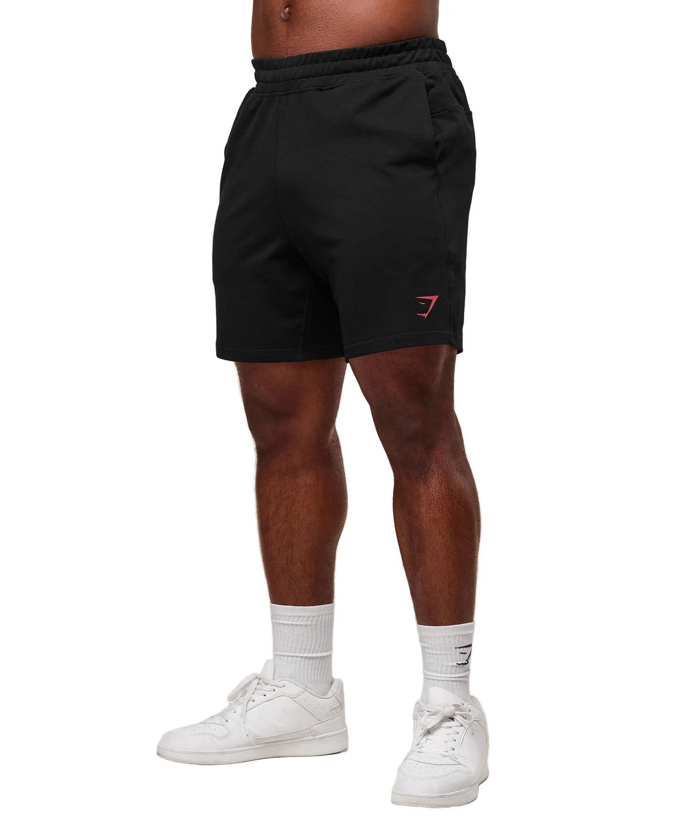 Gymshark Prime 7" Shorts - Black/Vivid Red
