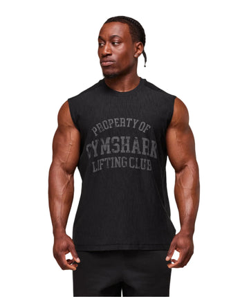 Gymshark Lightweight Slub Textured Tank - Black