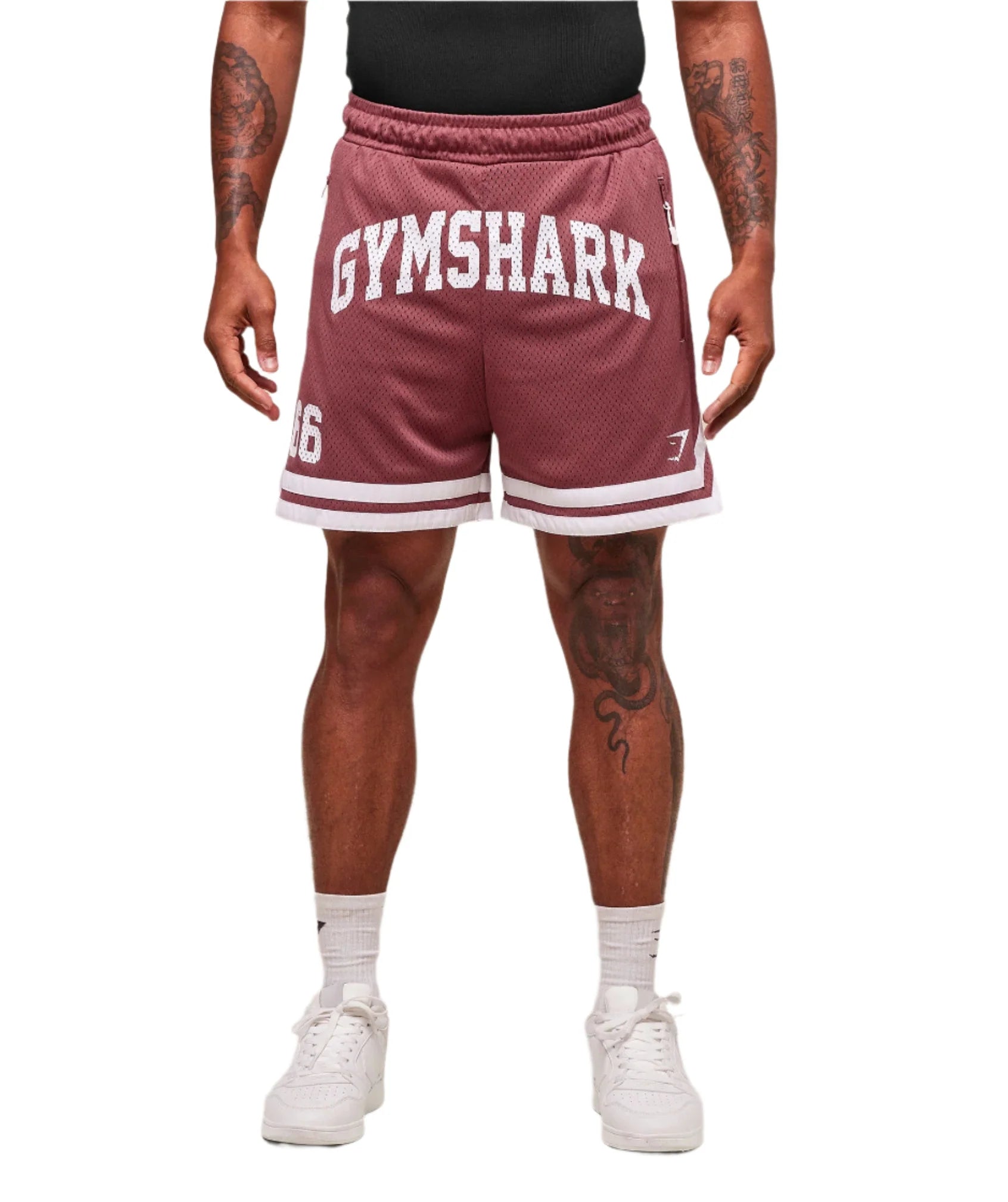 Gymshark Varsity Mesh Shorts - Washed Berry Pink
