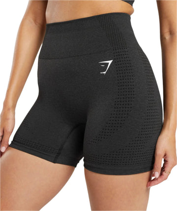 Gymshark Vital Seamless 2.0 Shorts - Black Marl