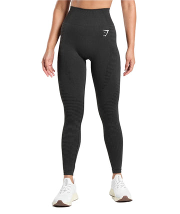 Gymshark Vital Seamless Leggings - Black Marl