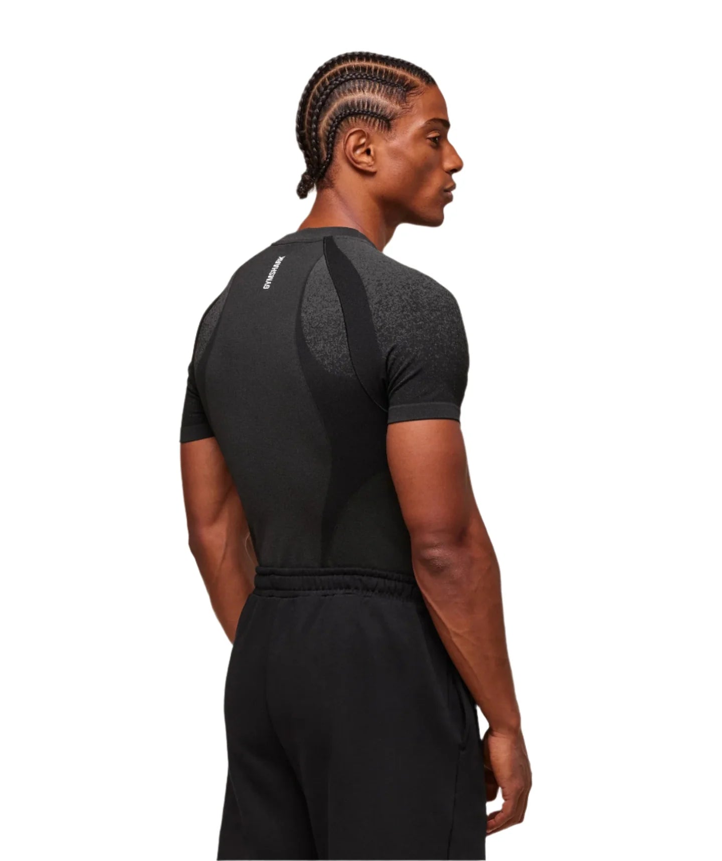 Gymshark Shadow Seamless T Shirt - Black
