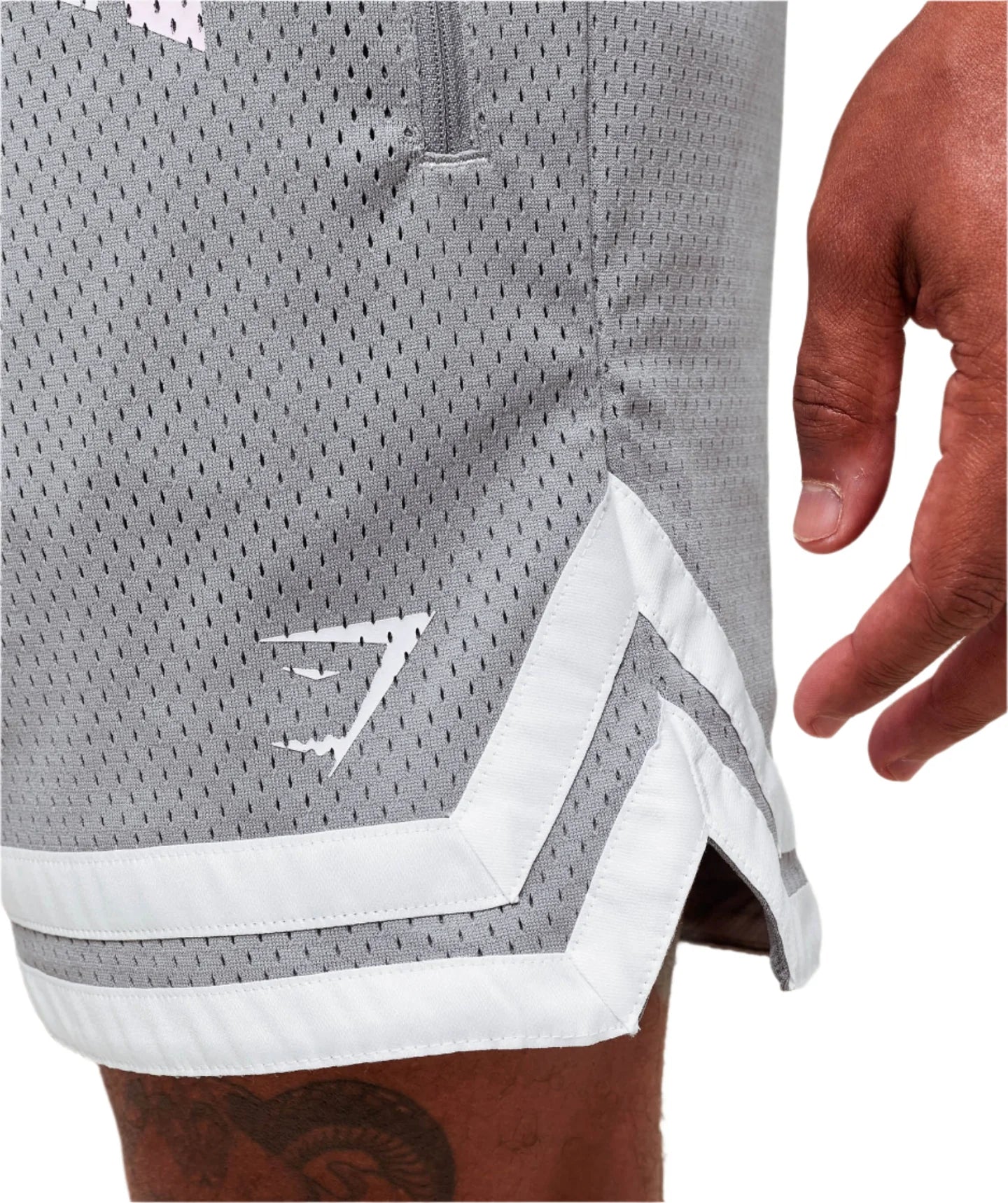 Gymshark Varsity Mesh Shorts - Denim Grey
