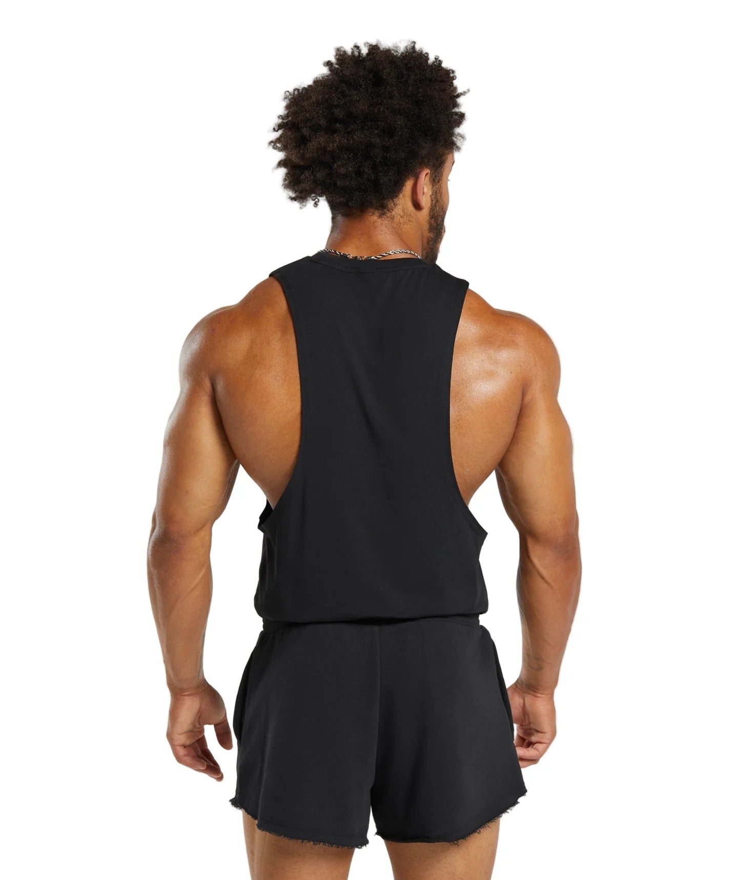 Legacy Drop Arm Tank slim fit Classic Black