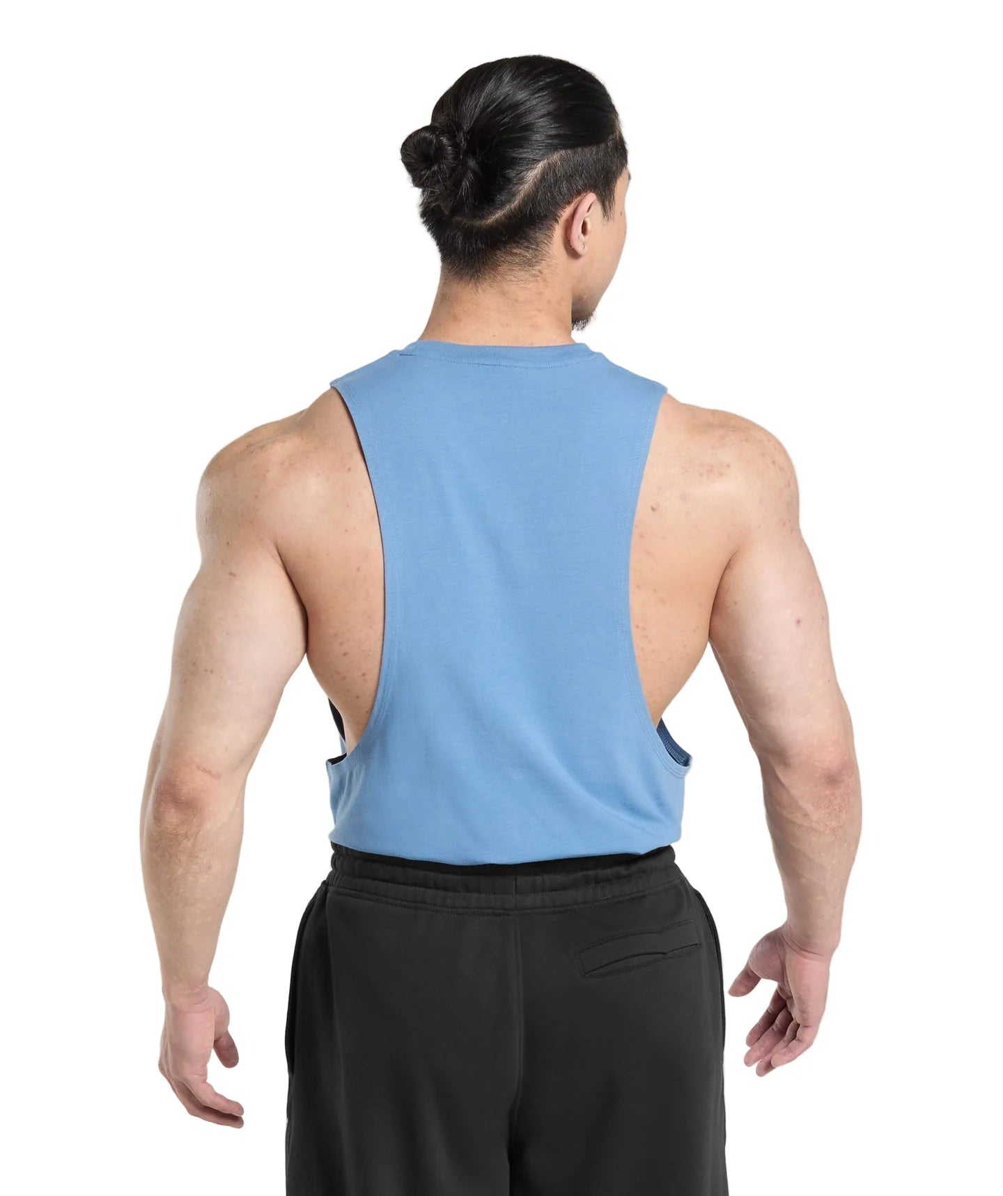 Legacy Drop Arm Tank slim fit Classic Blue