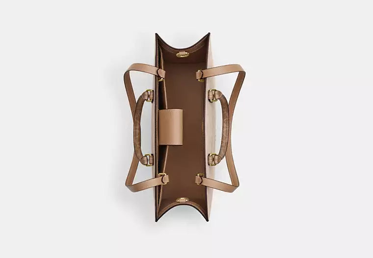 Coach Maggie Tote Bag In Blocked Signature Canvas