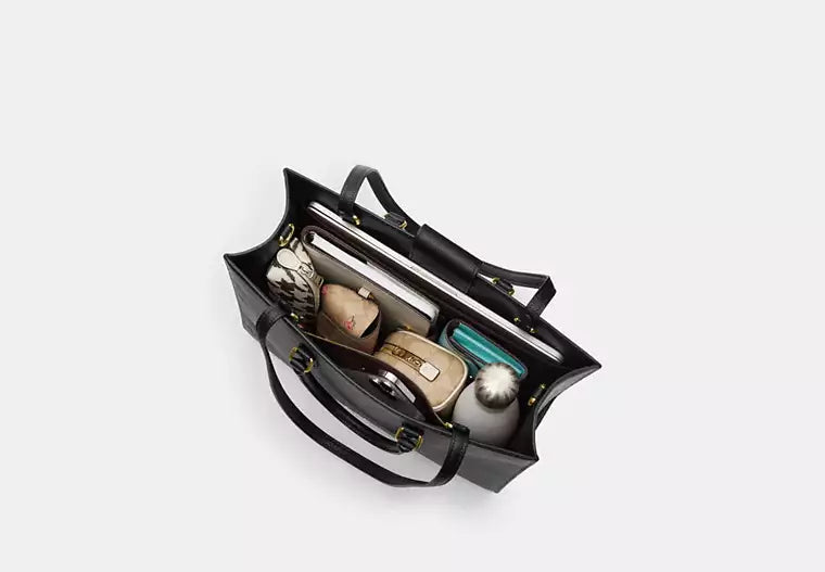 Coach Maggie Tote Bag In Blocked Signature Canvas