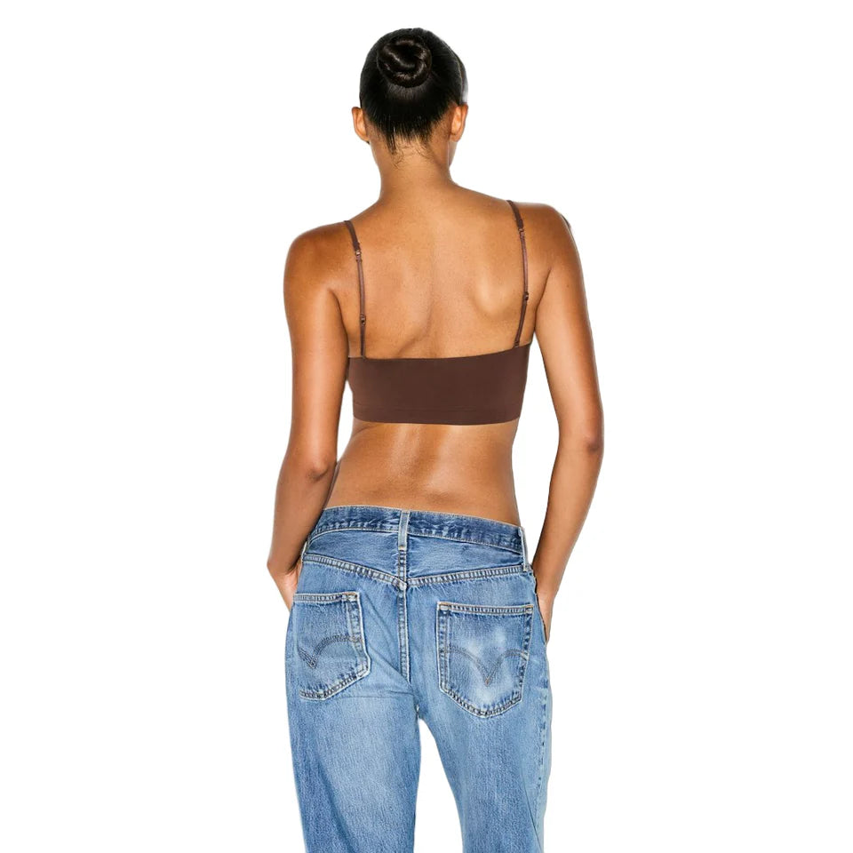 PADDED SCOOP BRALETTE Cocoa