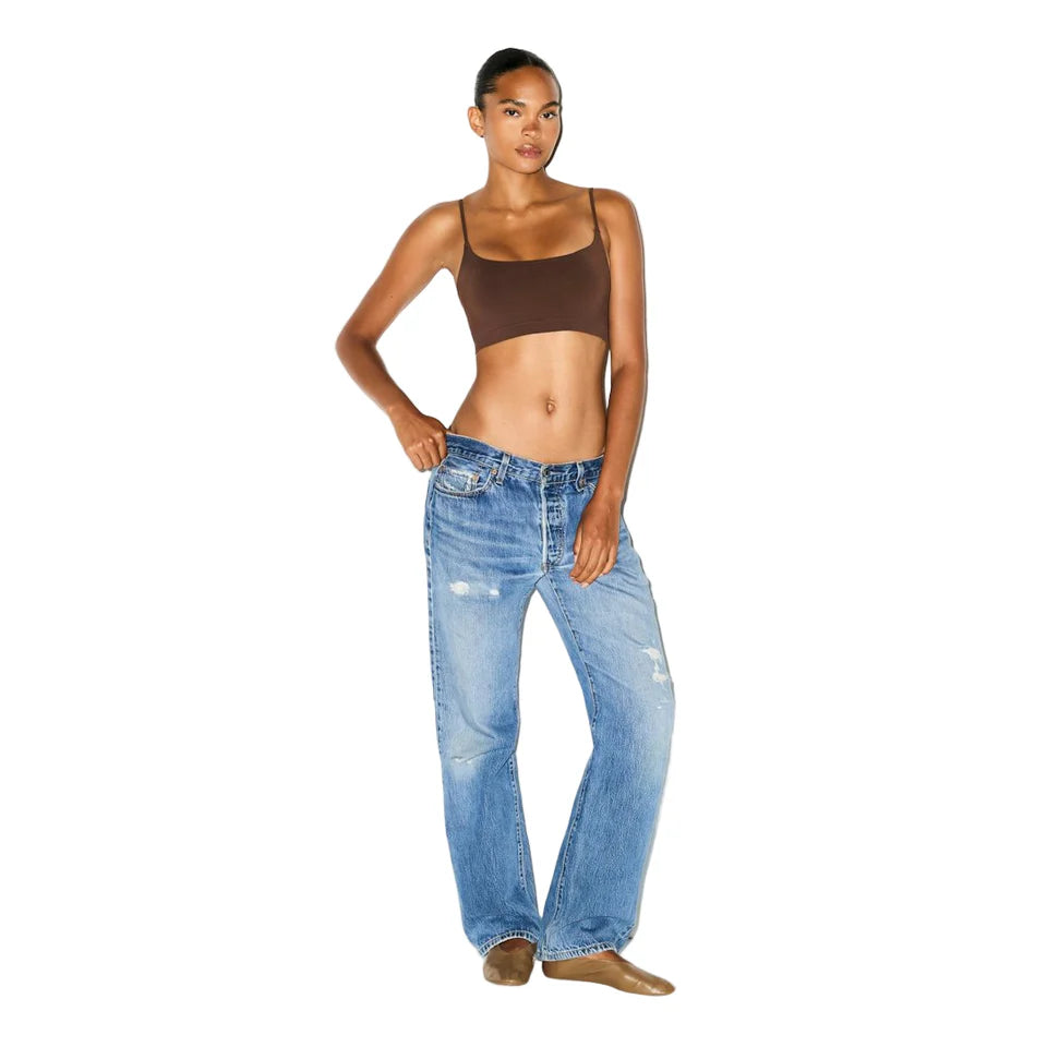PADDED SCOOP BRALETTE Cocoa