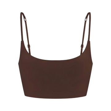 PADDED SCOOP BRALETTE Cocoa