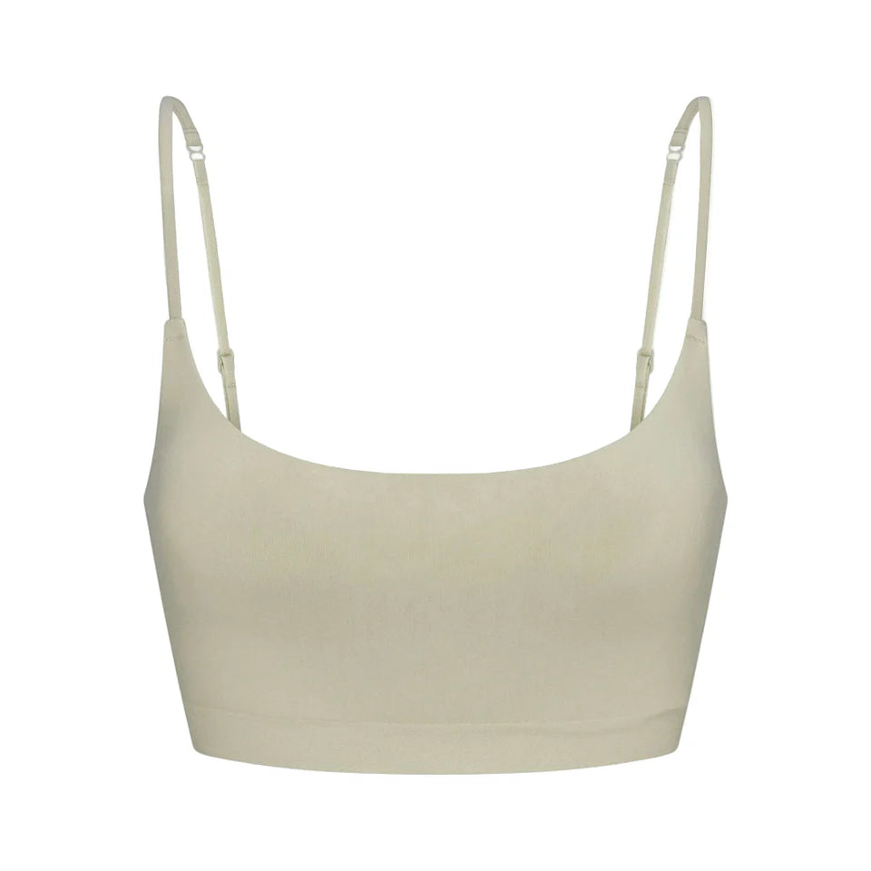 PADDED SCOOP BRALETTE Elm