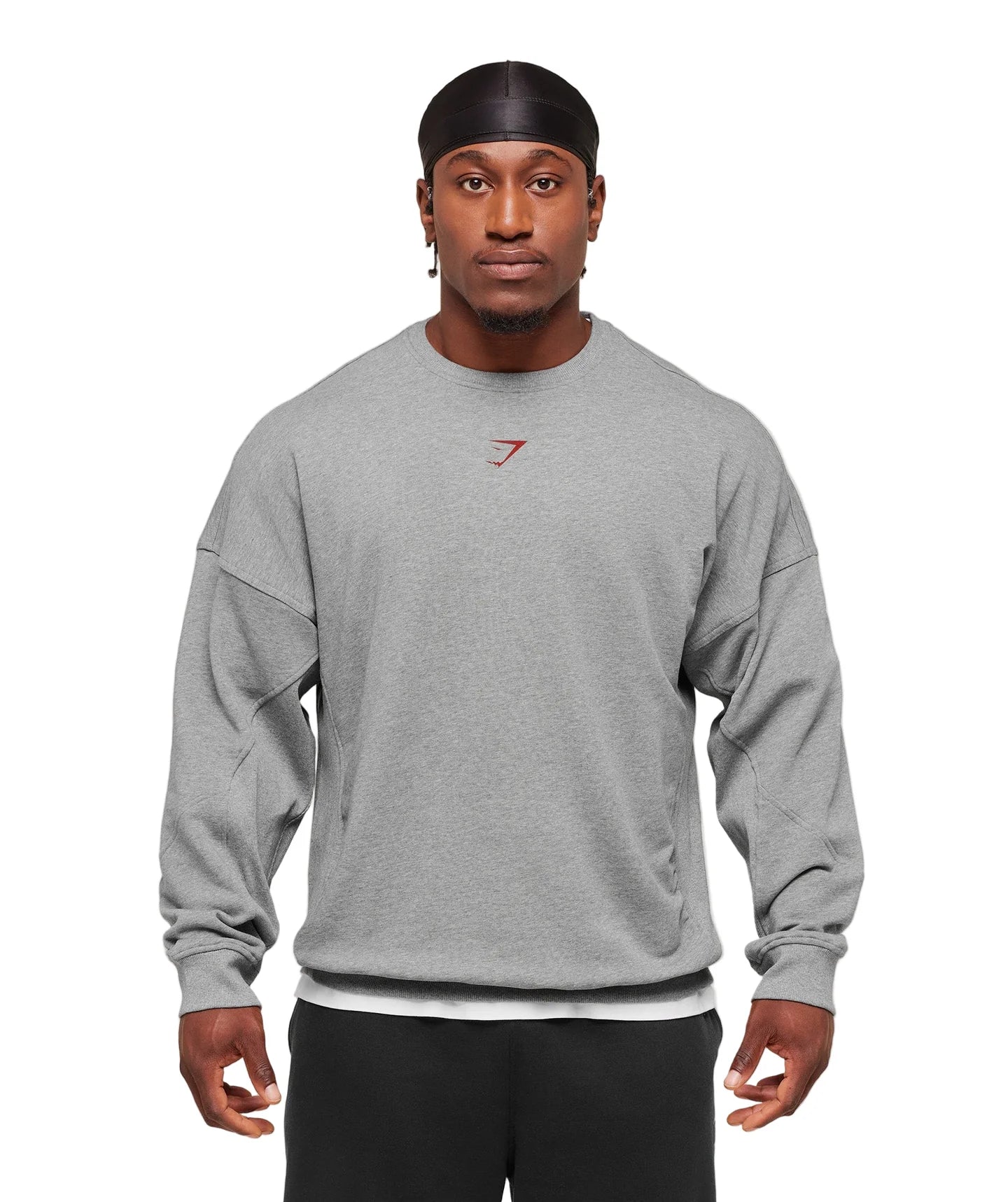 Power Crew oversized fit Charcoal Core Marl