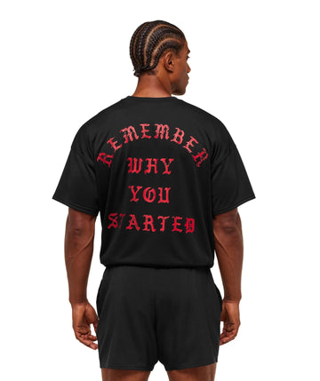 Remember Why You Started T-Shirt oversized fit Black