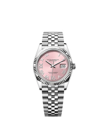 SEIKO MOD DATEJUST PINK FLUTED