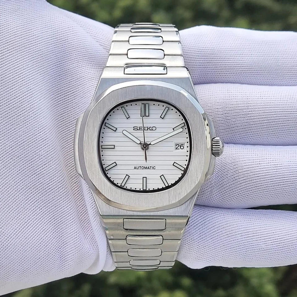 SEIKO MOD NAUTILUS WHITE