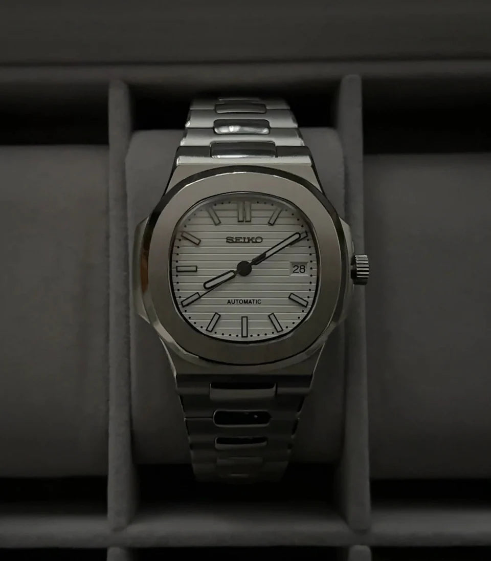 SEIKO MOD NAUTILUS WHITE