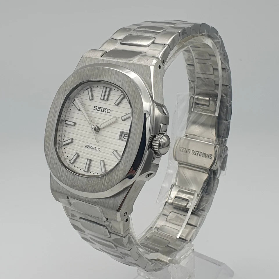 SEIKO MOD NAUTILUS WHITE