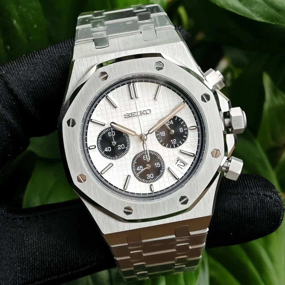 SEIKO MOD ROYAL CHRONO PANDA