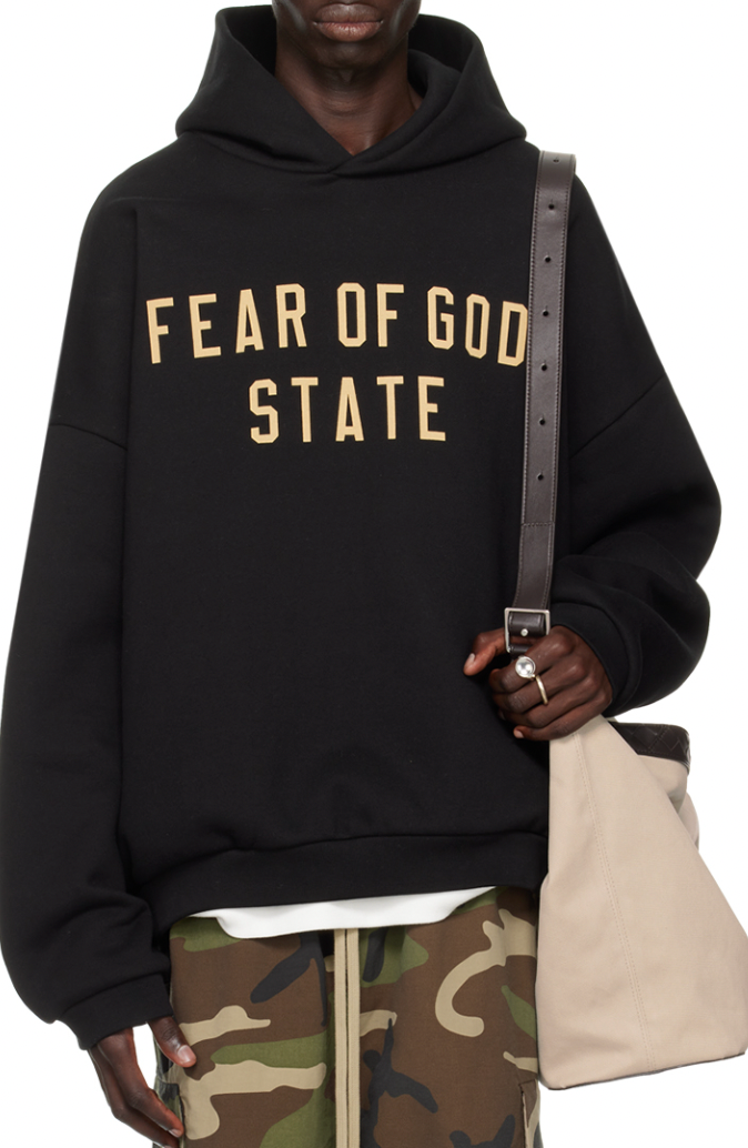 Fear of God Essentials Fleece Hoodie 'Black'