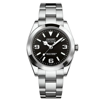 SEIKO MOD OYST BLACK EXPLORER