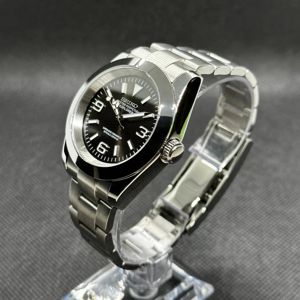 SEIKO MOD OYST BLACK EXPLORER