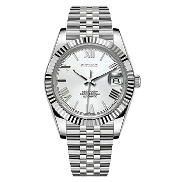 Seiko Mod OYST SILVER ROMAN
