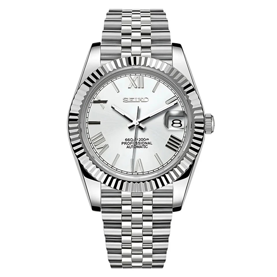 Seiko Mod OYST SILVER ROMAN