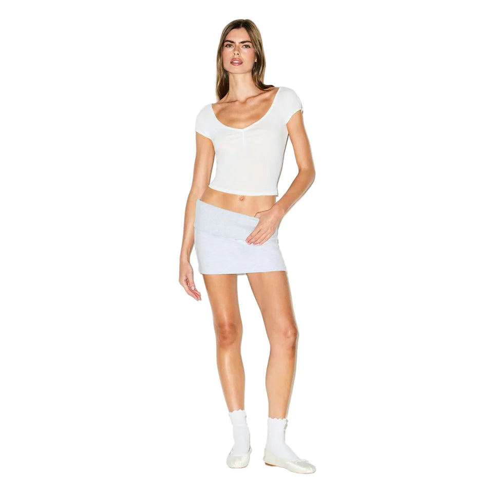 Ultra Light Jersey SCOOP NECK T-SHIRT Snow