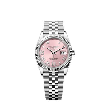 SEIKO MOD DATEJUST PINK FLUTED