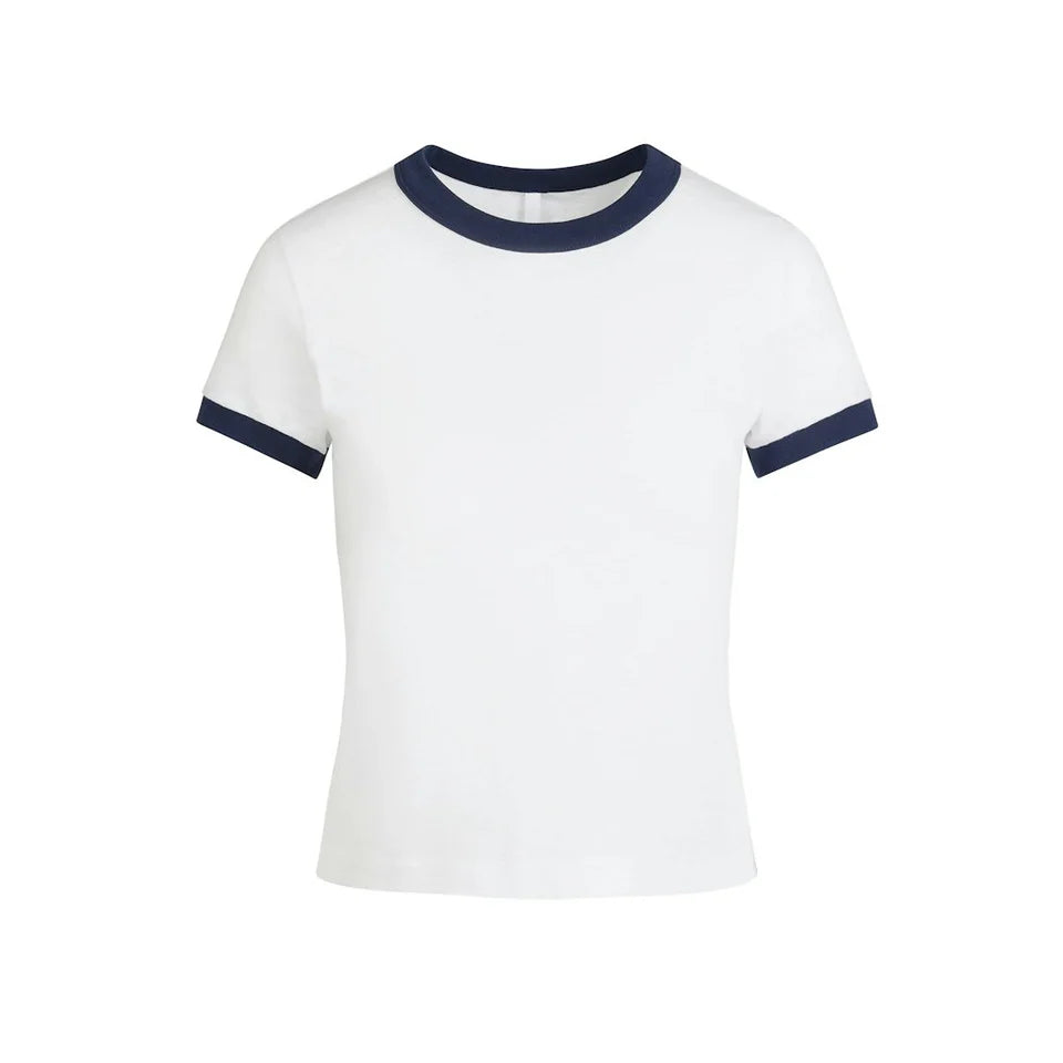 Worn In Jersey BABY TEE Snow Contrast