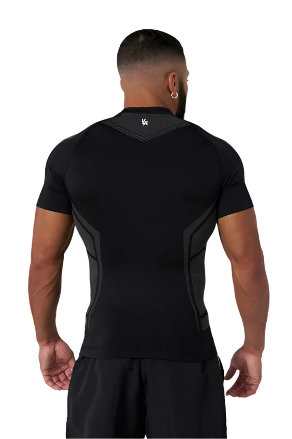 YOUNG LA 4041 - Warrior Compression Tees Black