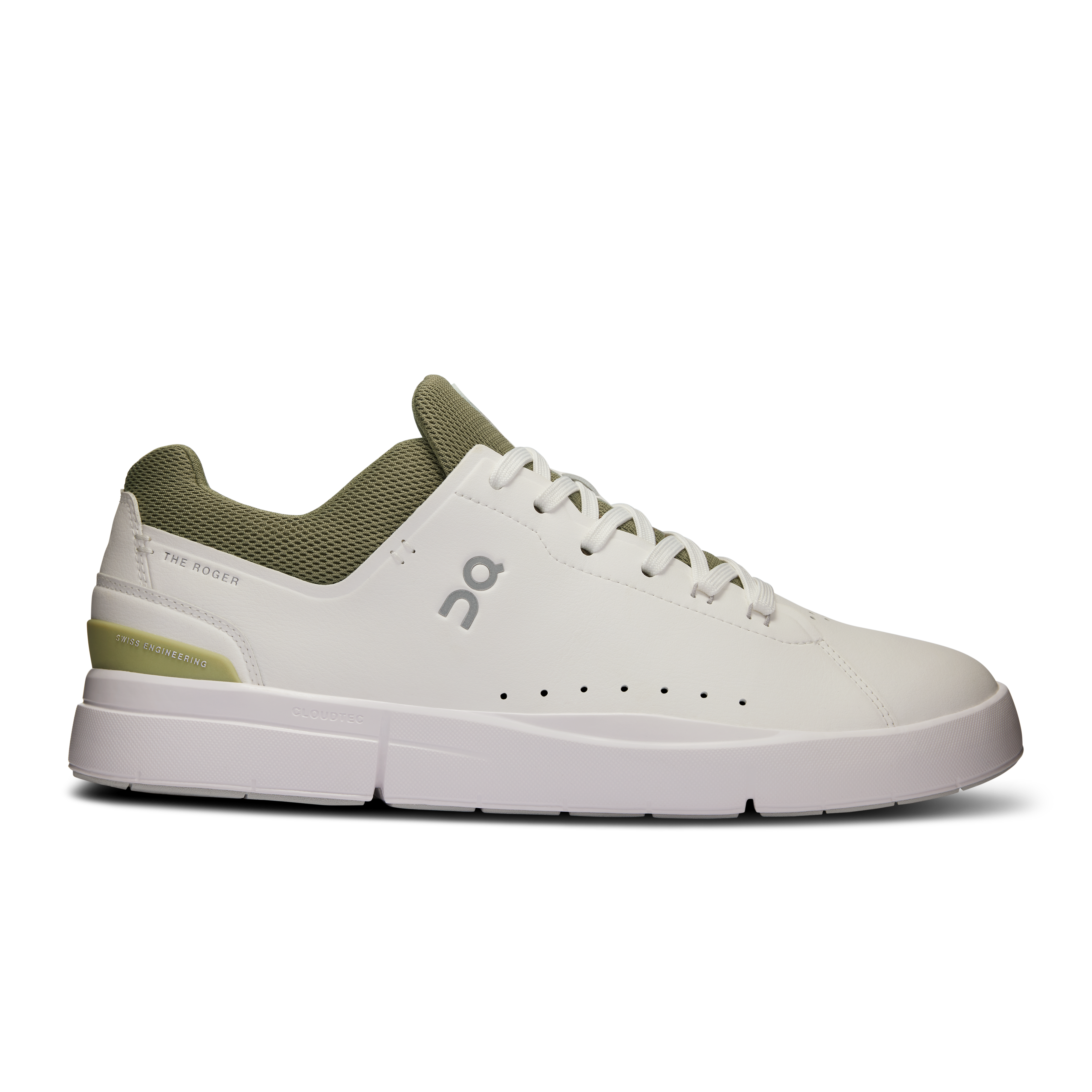 The Roger Advantage White Olive On Running