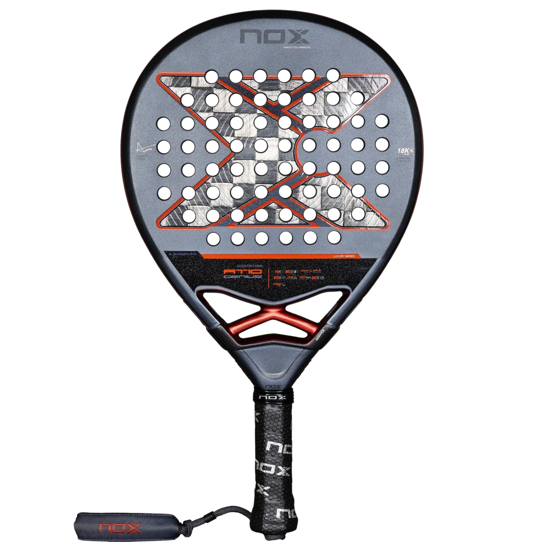 NOX AT10 Luxury Genius 18K Alum 2025 padel racket